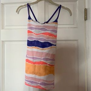Lululemon Cross Back Tank With Built in Bra Size 6